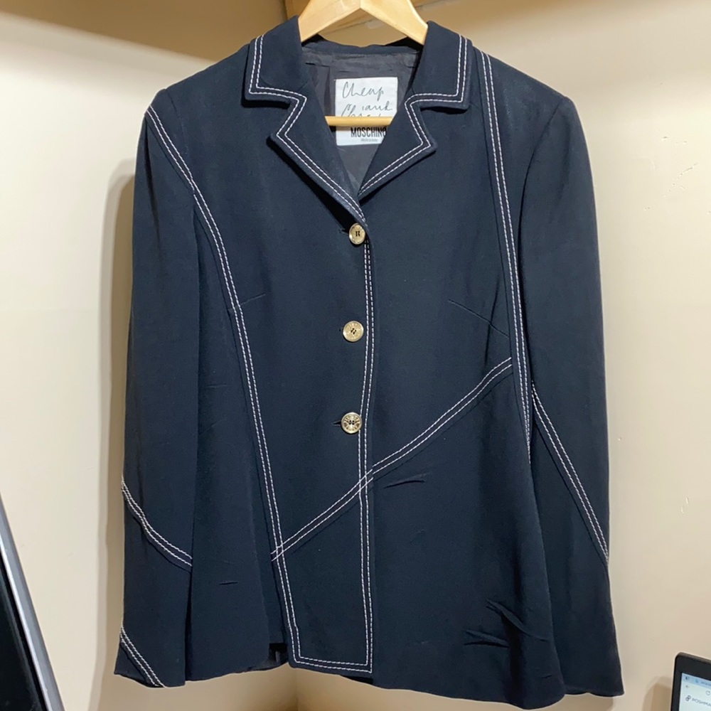 Moschino Cheap and Chic Black Blazer